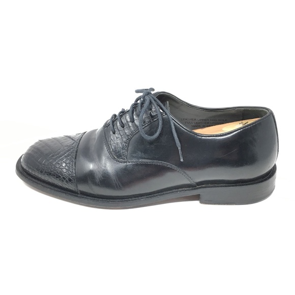 Florsheim Imperial Oxfords Sz 9.5 Black Alligator main image 4